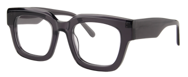 Men Urban Eyeglasses: Mase - Transparent Grey - SpecSMART Eye Clinic Diagonal View)